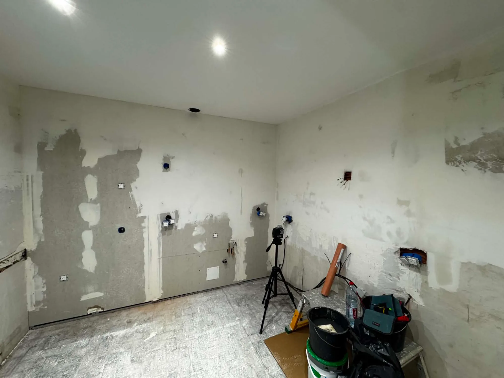 Cuisine en cours de travaux